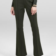 KiraGrace VICTORIA HIGH WAIST FLARE PANT: LODEN