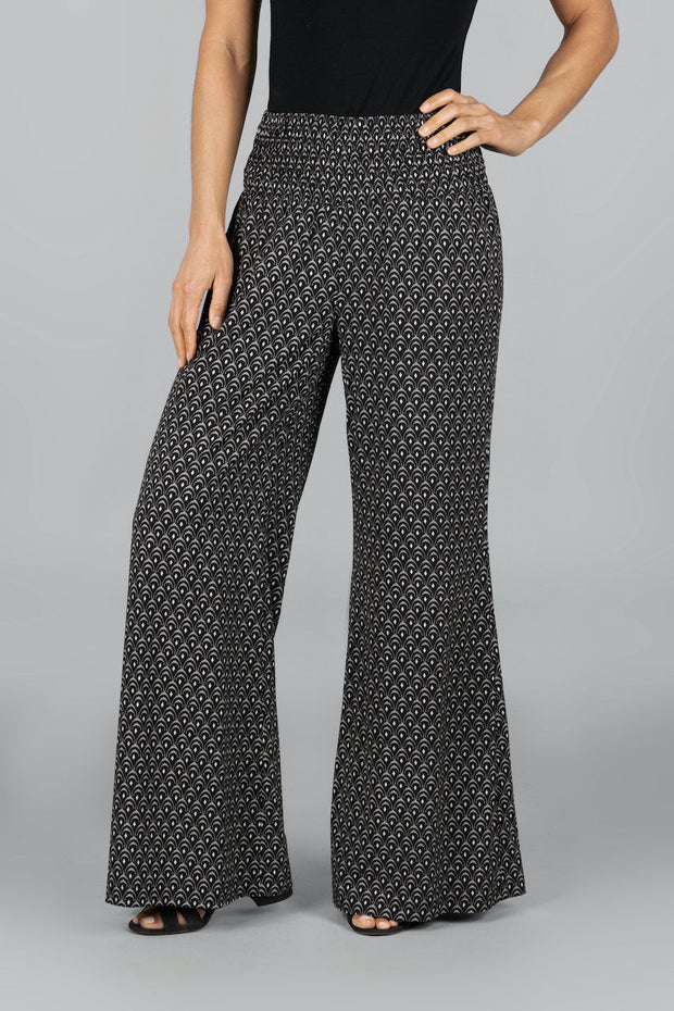 KiraGrace PORTOFINO TRAVEL PANT: WOODBLOCK