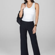 KiraGrace TRAVELER ANKLE PANT: BLACK TRAVELFLEX