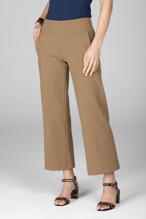 KiraGrace TRAVELER ANKLE PANT: BRITISH KHAKI