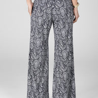 KiraGrace PORTOFINO TRAVEL PANT: BLACK PAISLEY