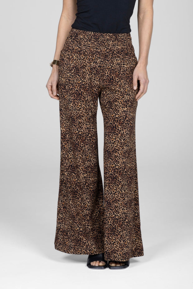 KiraGrace PORTOFINO TRAVEL PANT: LEOPARD
