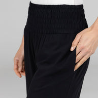 KiraGrace PORTOFINO TRAVEL PANT: BLACK