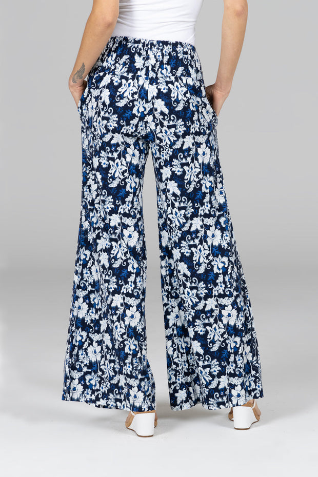 KiraGrace PORTOFINO TRAVEL PANT: LILY IKAT
