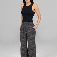KiraGrace PORTOFINO TRAVEL PANT: WOODBLOCK