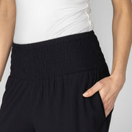 KiraGrace PORTOFINO ANKLE PANT: BLACK