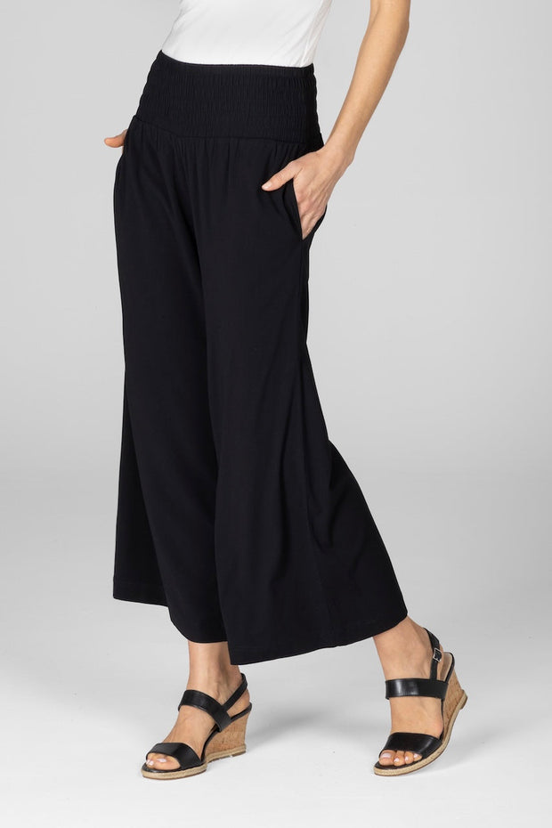 KiraGrace PORTOFINO ANKLE PANT: BLACK