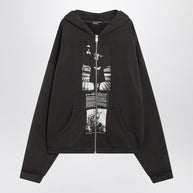 Enfants Riches Déprimés Artist Defends Assemblage Black Vintage-effect Sweatshirt