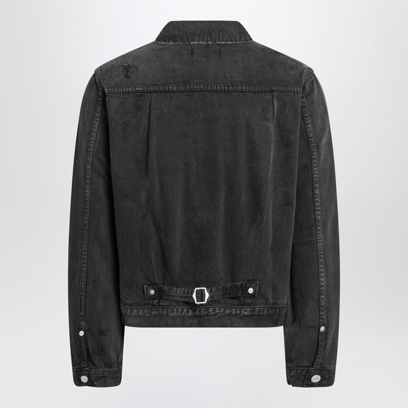 Enfants Riches Déprimés Type VII Pin Assemblage Jacket In Grey Denim