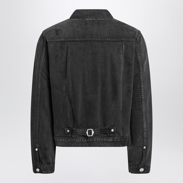 Enfants Riches Déprimés Type VII Pin Assemblage Jacket In Grey Denim