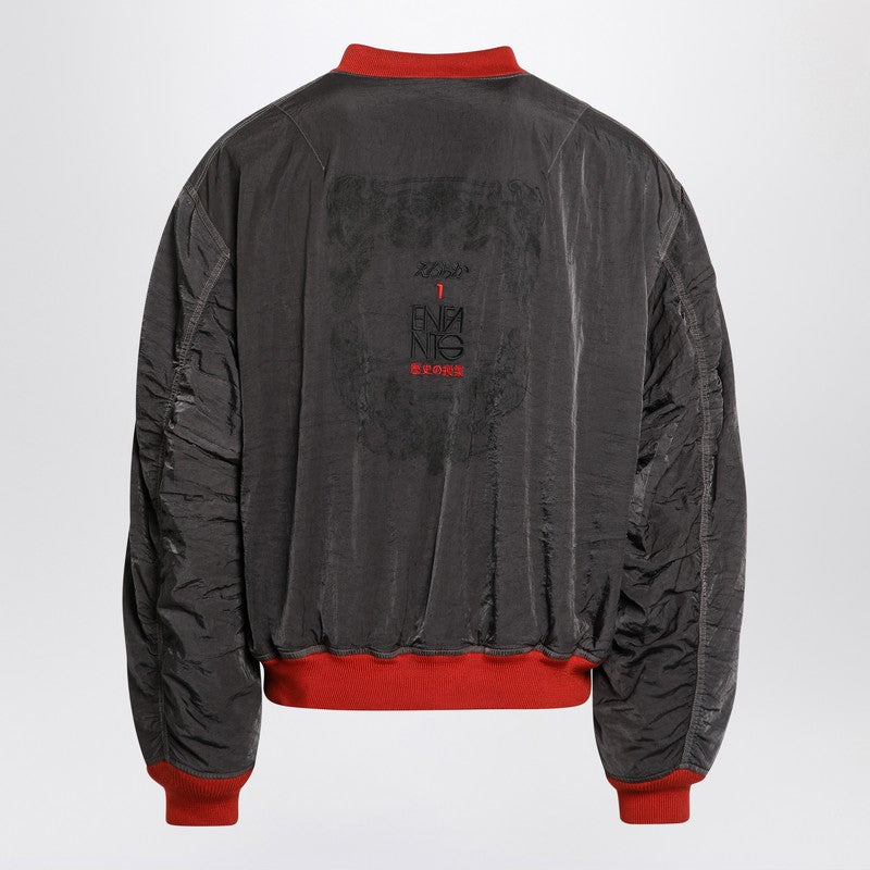 Enfants Riches Déprimés Erotica Grey/red Nylon Bomber