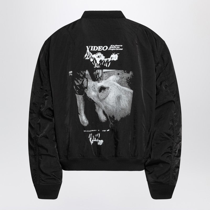 Enfants Riches Déprimés Enfants Video Bomber Jacket With Zip In Black