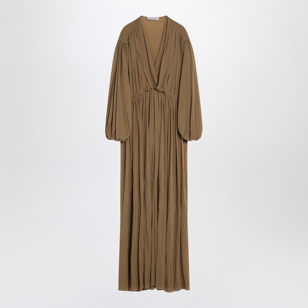 Philosophy Long Beige Jersey Dress