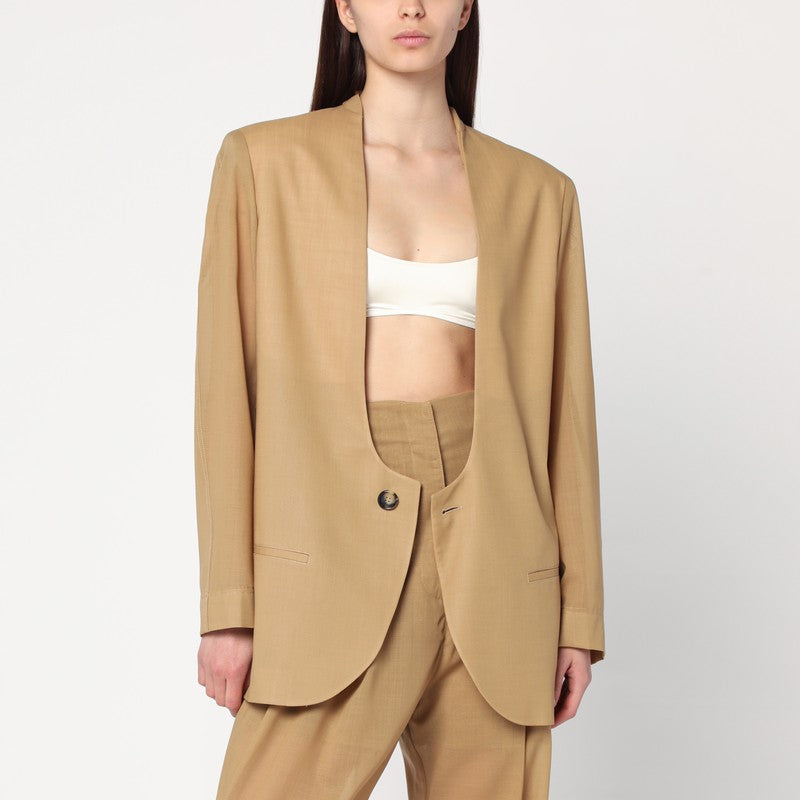 Philosophy Beige Wool-blend Jacket