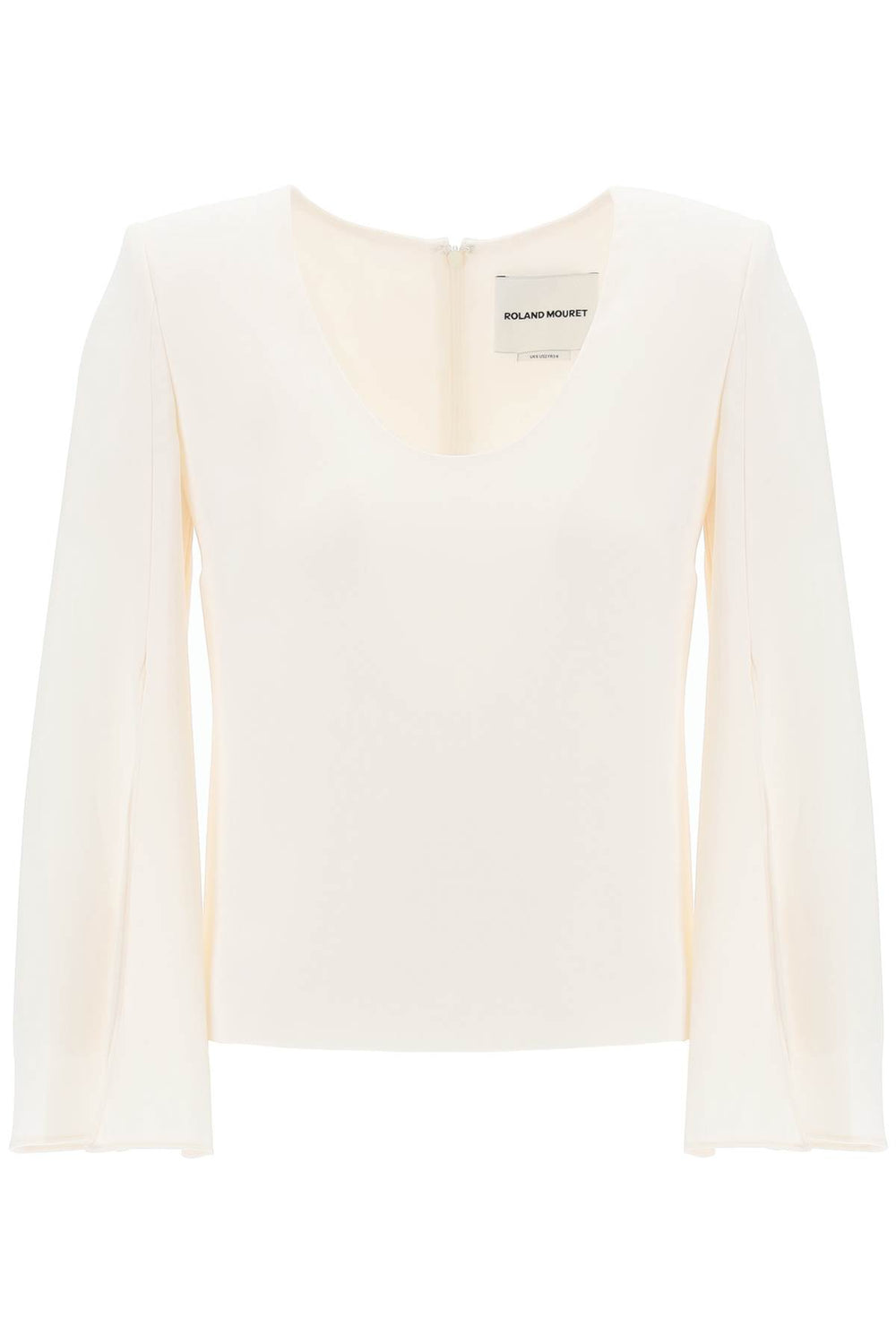 Roland Mouret "Cady Top With Flared Sleeve"