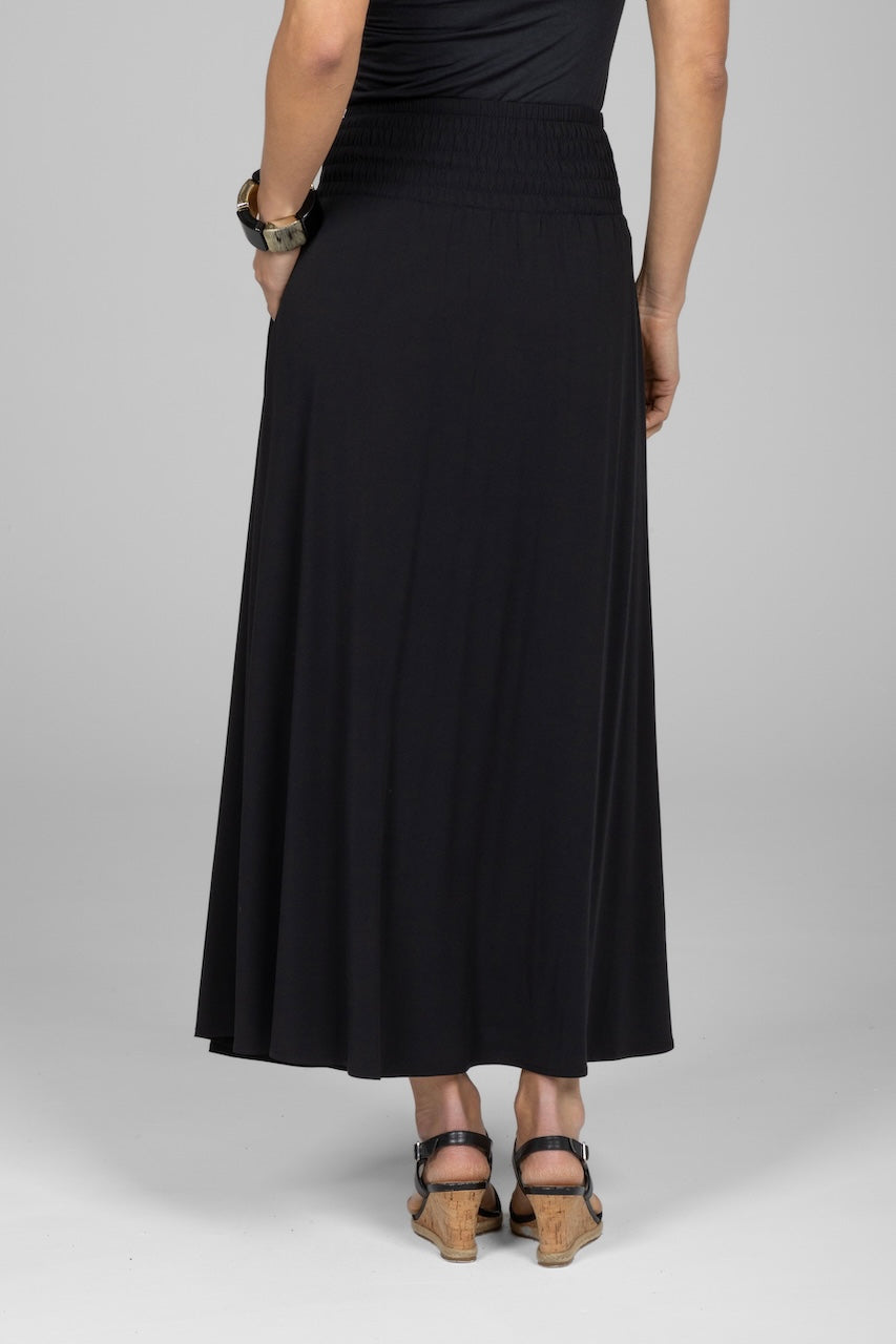 KiraGrace PORTOFINO SKIRT: BLACK