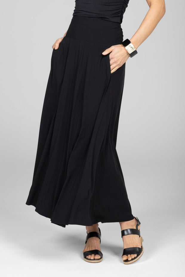 KiraGrace PORTOFINO SKIRT: BLACK