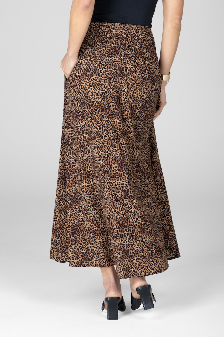 KiraGrace PORTOFINO SKIRT: LEOPARD