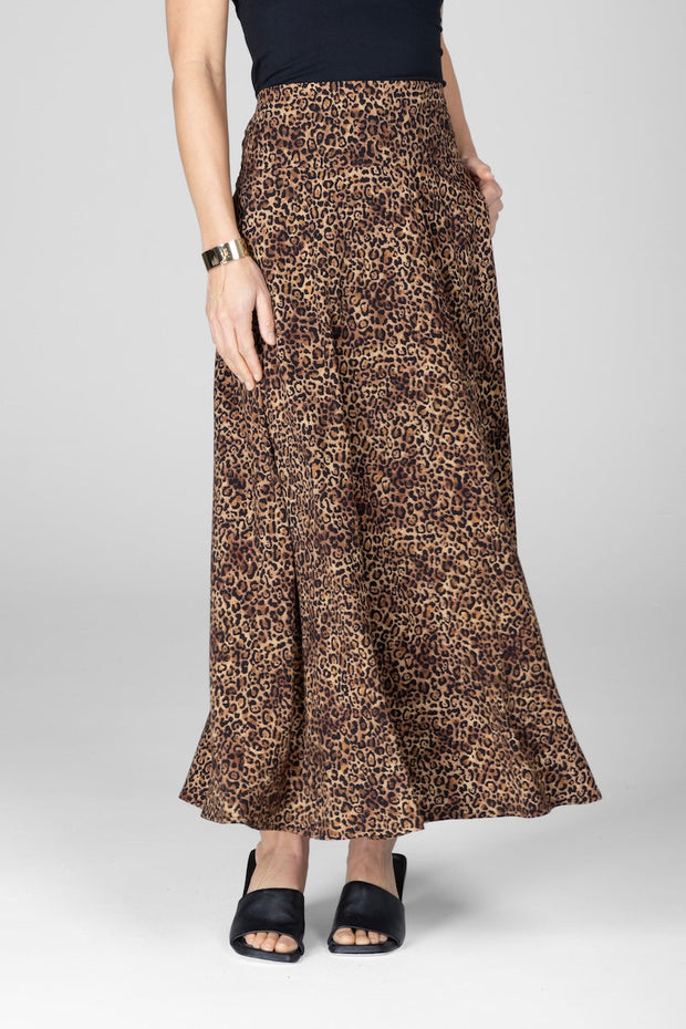 KiraGrace PORTOFINO SKIRT: LEOPARD
