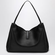 Ferragamo Large Black Leather Tote Bag