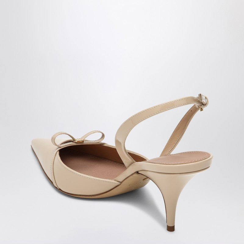 Ferragamo Powdery Slingback With Mini Bow
