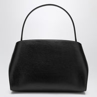 Ferragamo Black/ Brown Leather Hug M Handbag