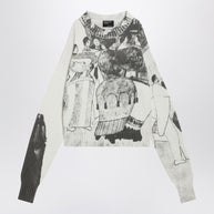 Enfants Riches Déprimés The Ballroom Dance Sweater In Black/ivory