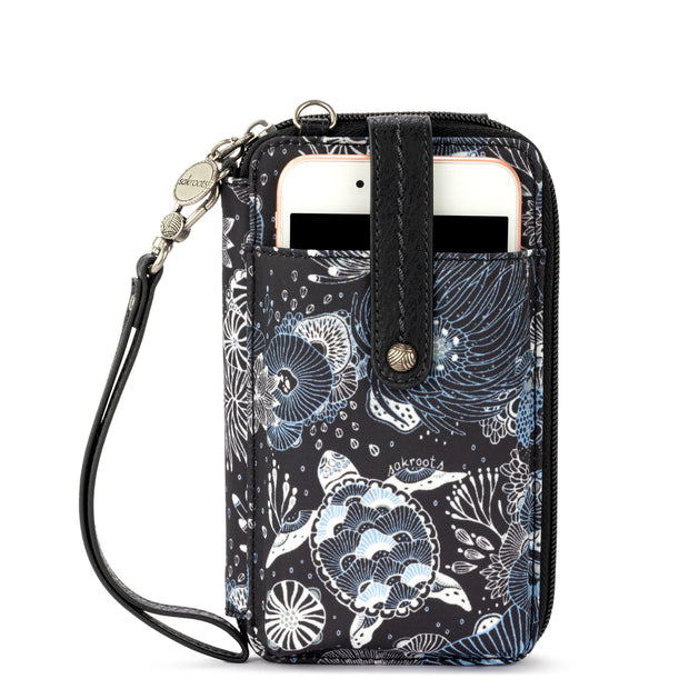 Salinas Smartphone Wallet - EcoTwill - Midnight Seascape