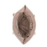 The Sak Faye Large Tote - Hand Crochet - Ecru Multi Beads