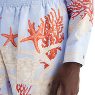 Versace Barocco Silk Bermuda Shorts