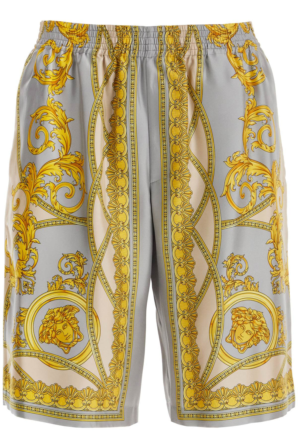 Versace Silk Bermuda Shorts