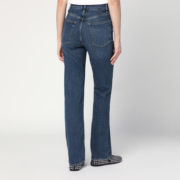 Frame The Ruler Jeans In Dark Blue