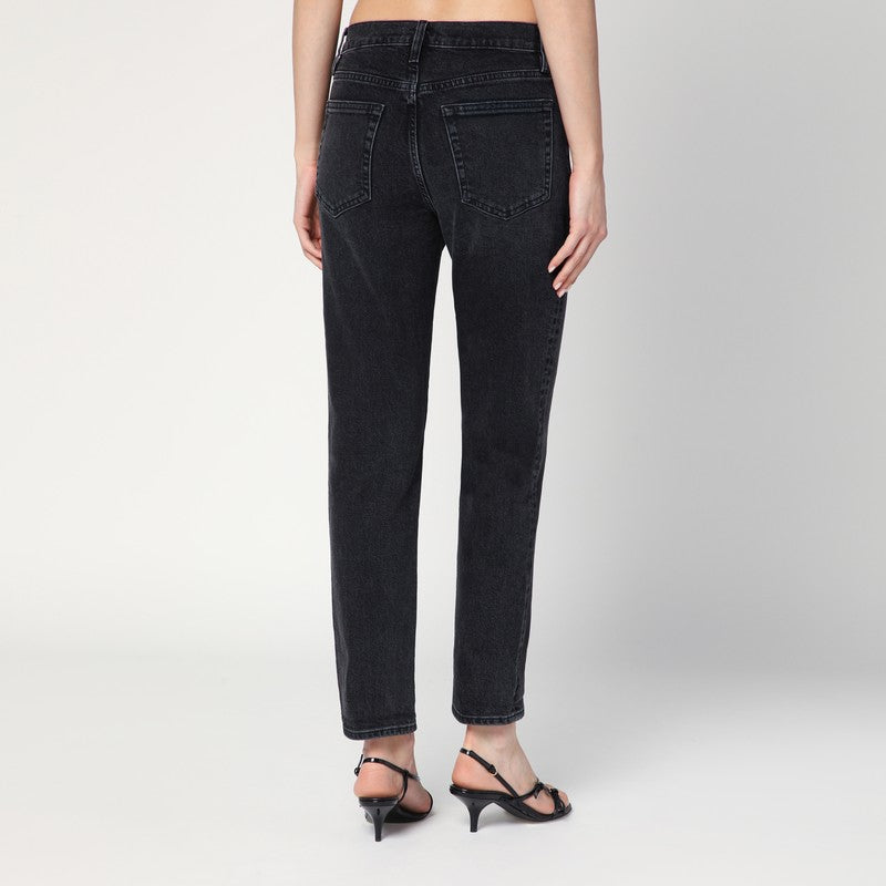 Frame The Borrowed Jeans In Black