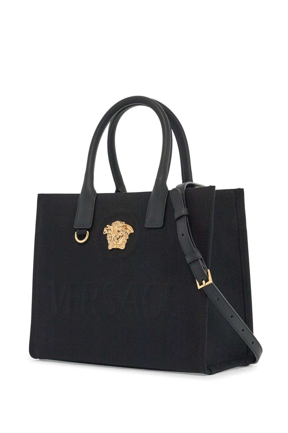 Versace La Medusa Canvas Tote Bag