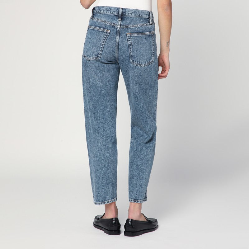 Frame Light Blue Washed-effect Jeans