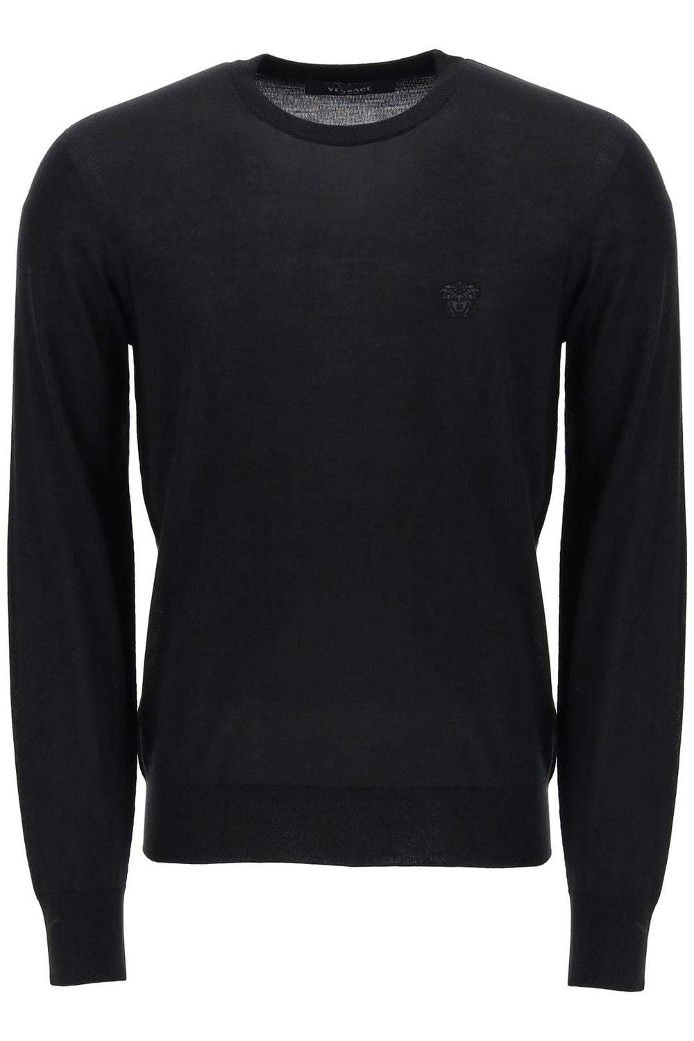 Versace Pullover Sweater With Medusa Embroidery