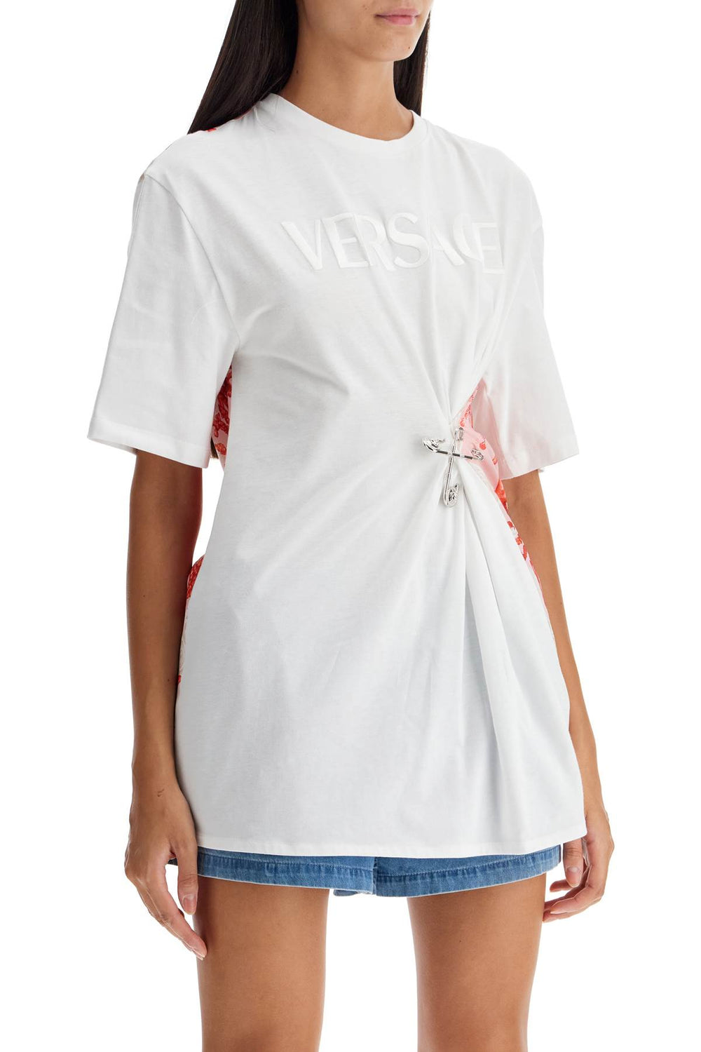 Versace Barocco Sea Safety Pin T-Shirt