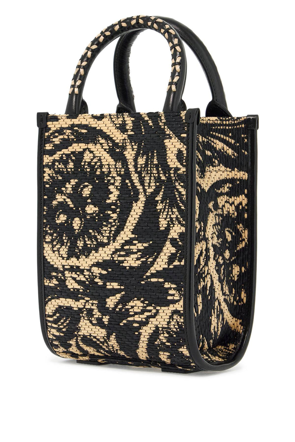 Versace Mini Athena Barocco Tote Bag With Shoulder Strap