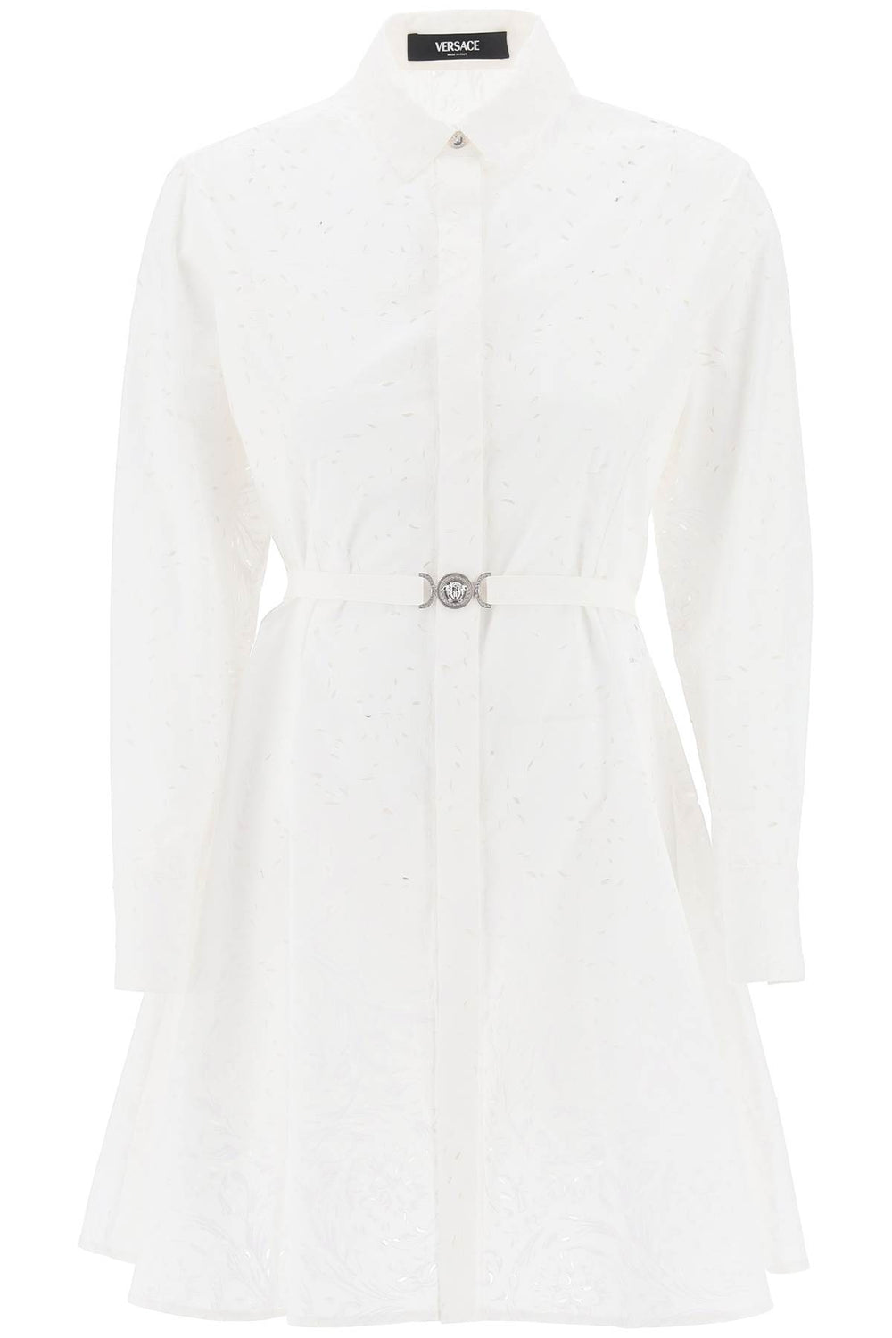 Versace Sangallo Lace Shirt Dress