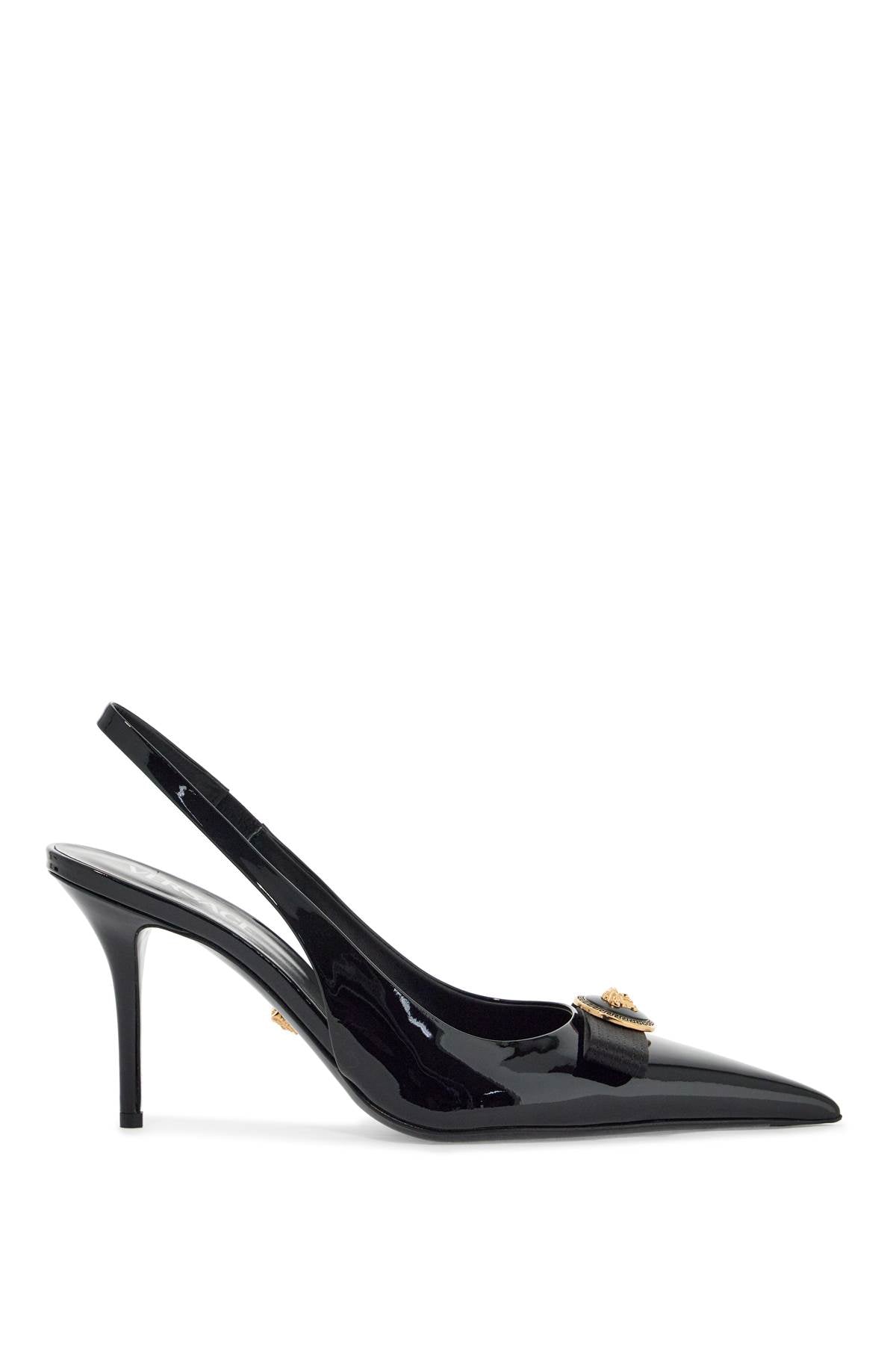 Versace Gianni Ribbon Slingback Pumps