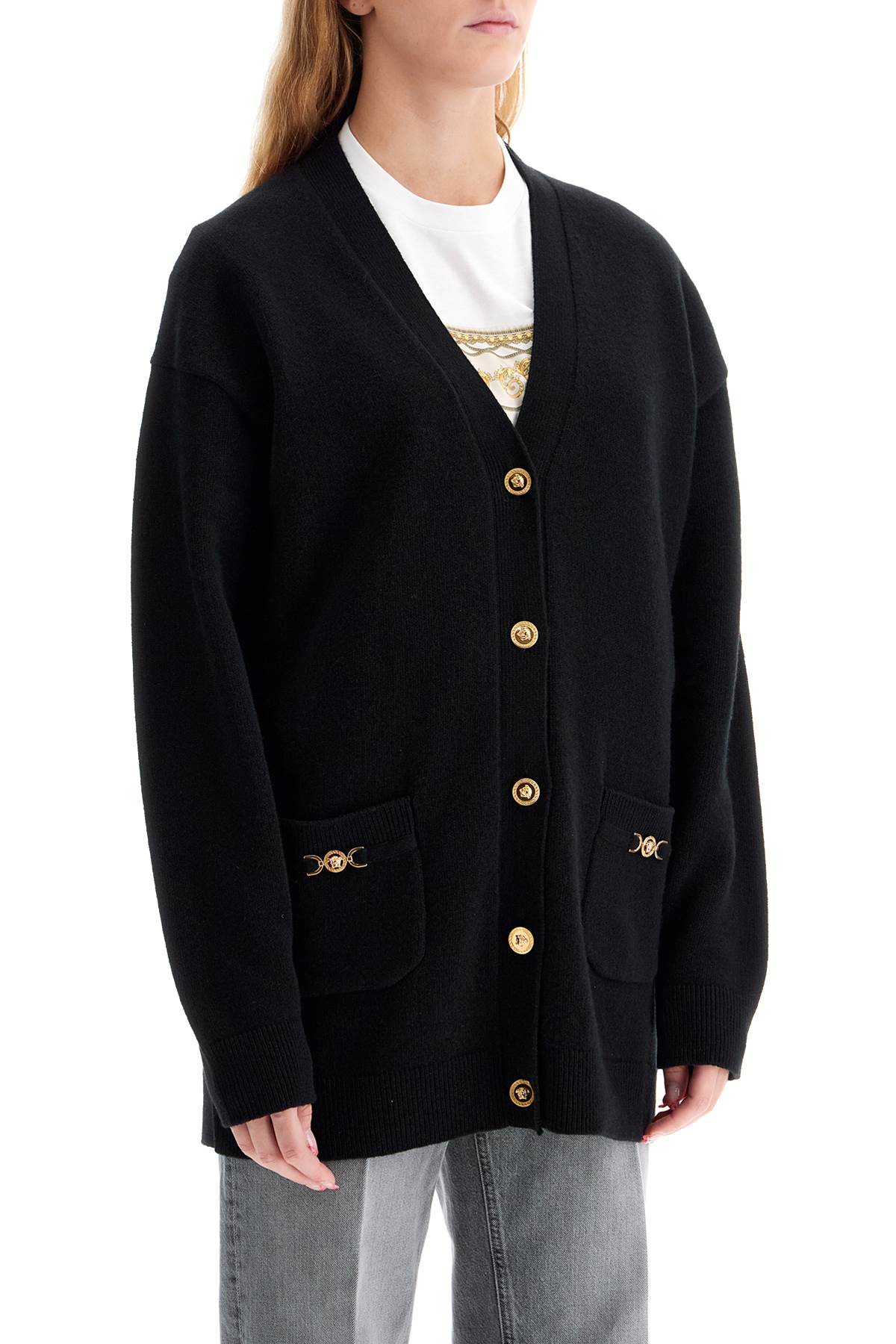 Versace Wool & Cashmere Cardigan