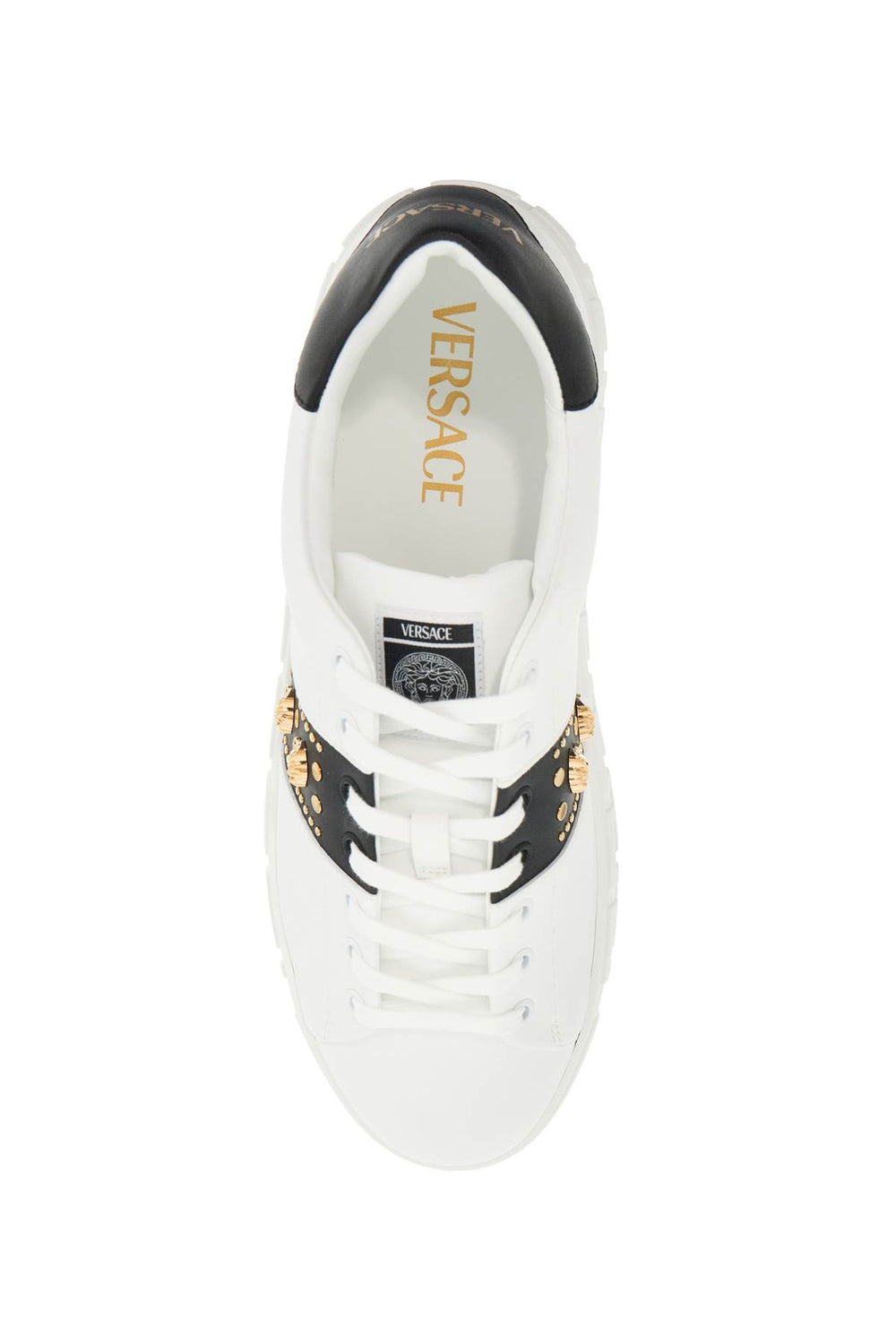 Versace Studded Greca Sneakers