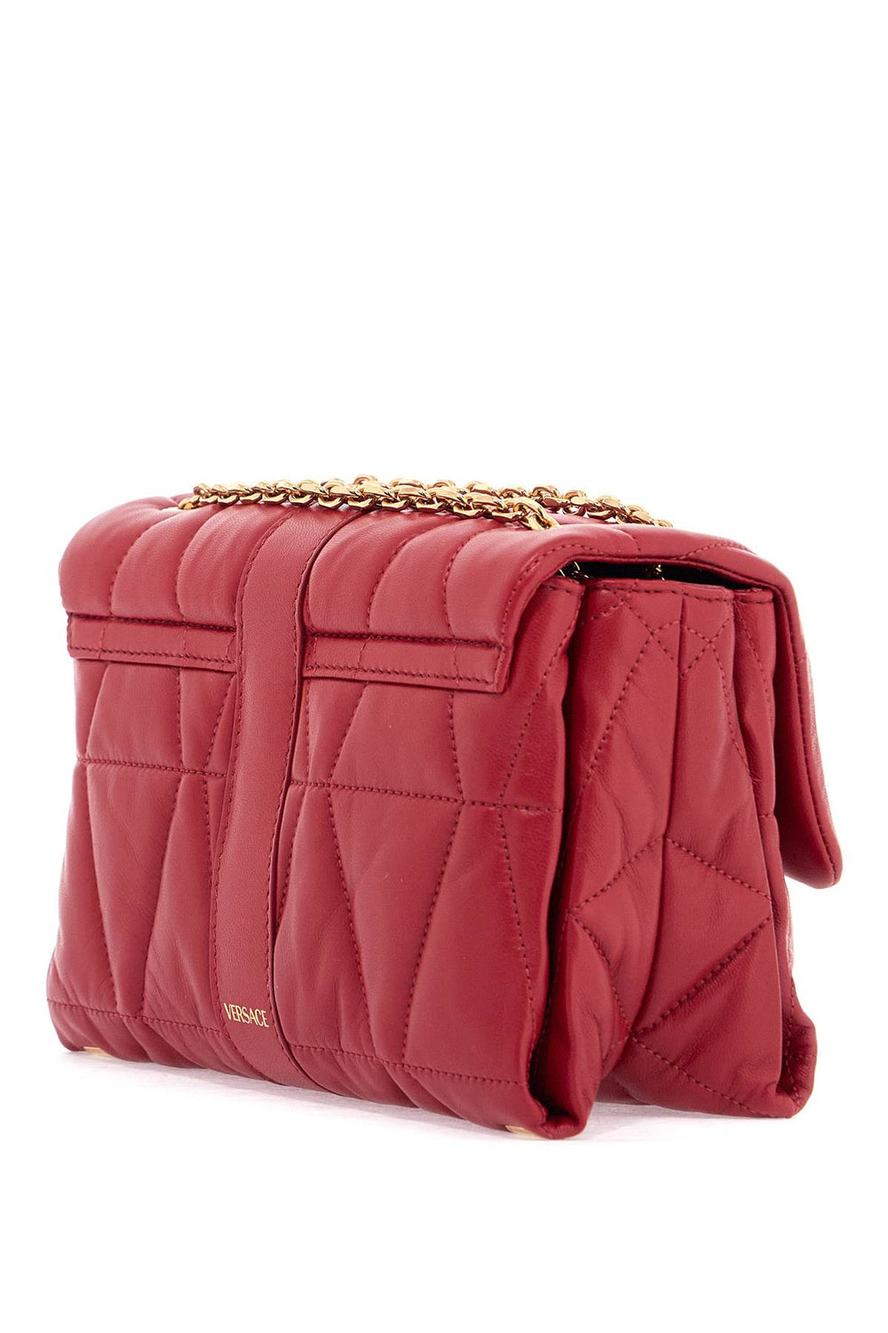 Versace Kleio Quilted Shoulder Bag