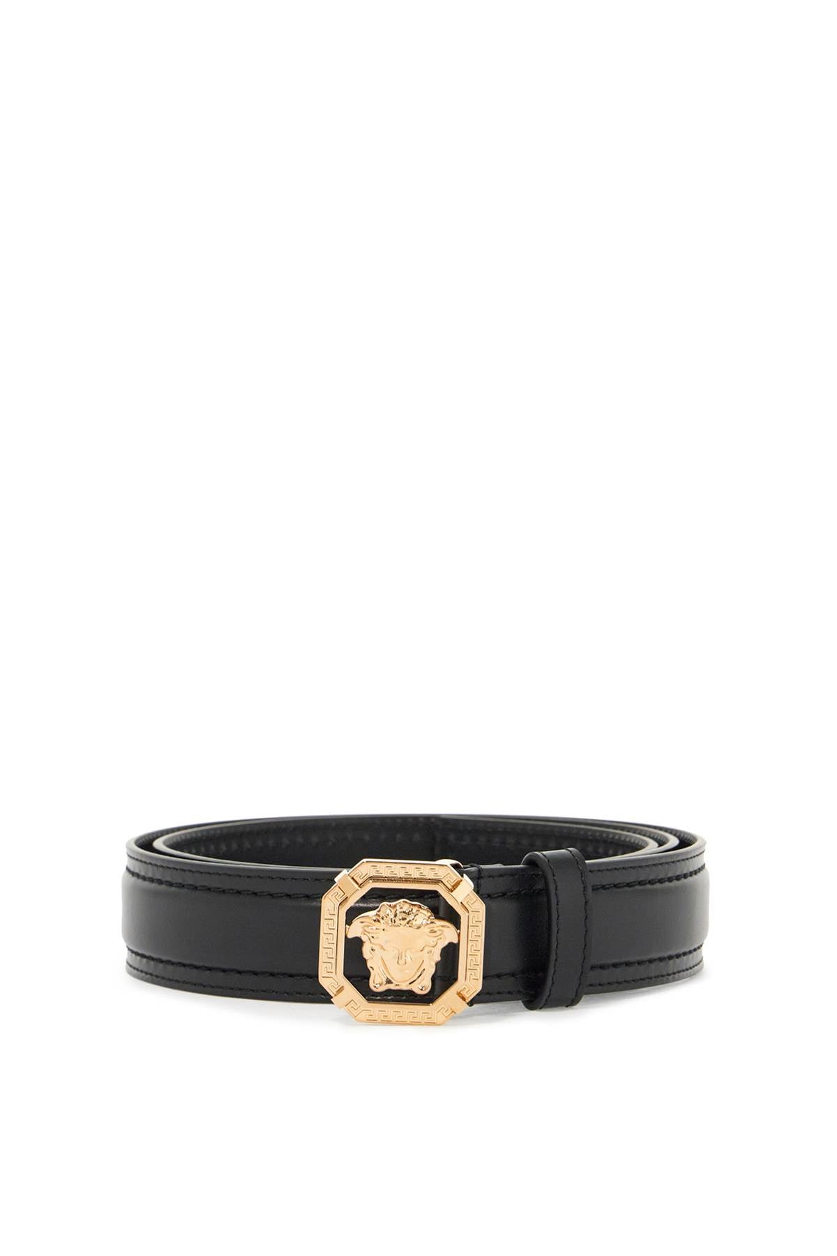 Versace Leather Medusa Belt