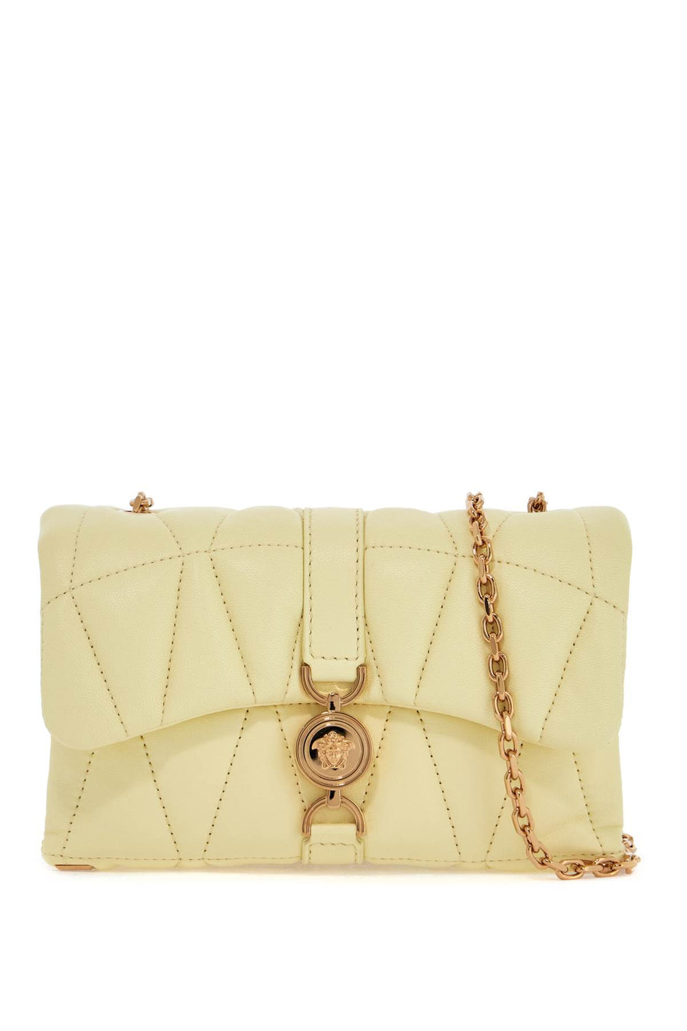 Versace Kleio Quilted Mini Bag With Chain Shoulder Strap