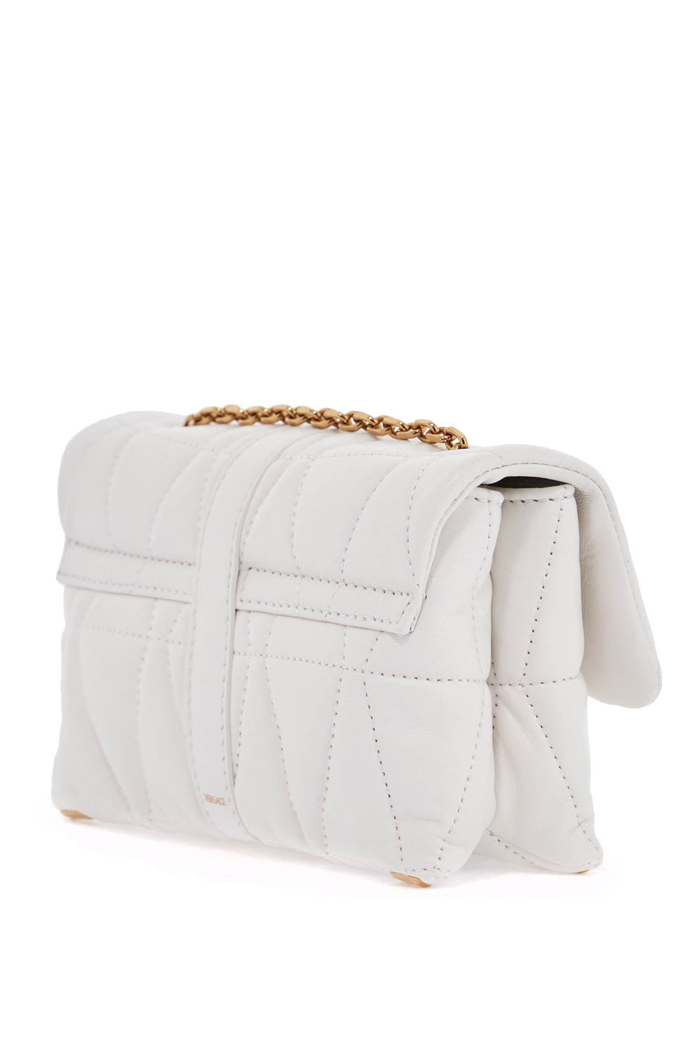 Versace Kleio Quilted Mini Bag With Chain Shoulder Strap