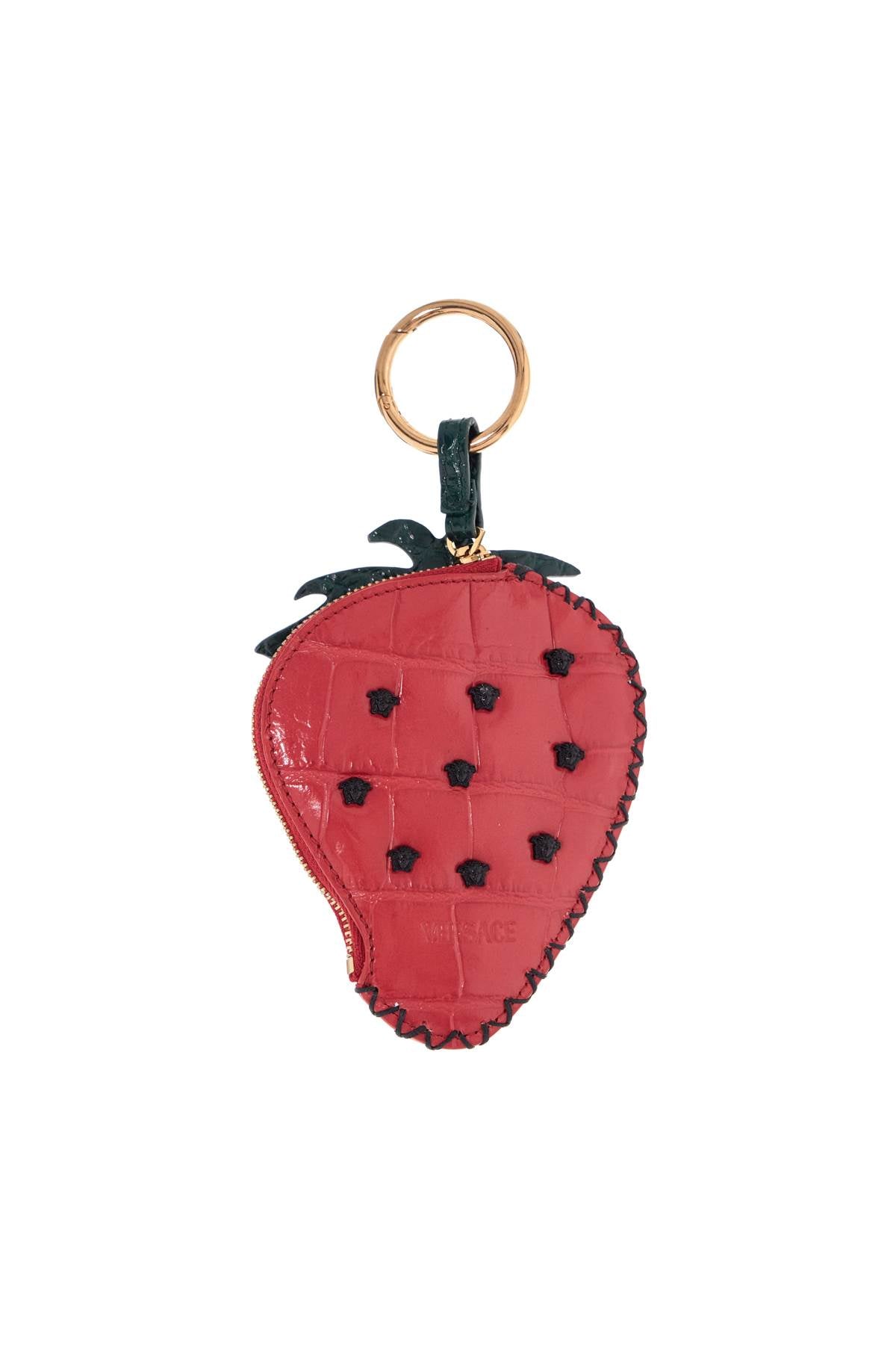 Versace Leather Strawberry Charm