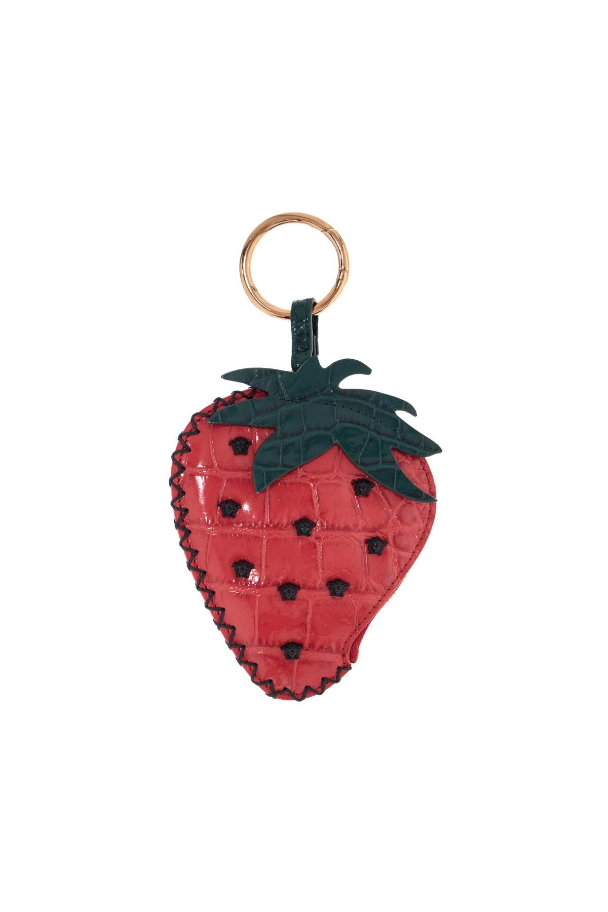 Versace Leather Strawberry Charm