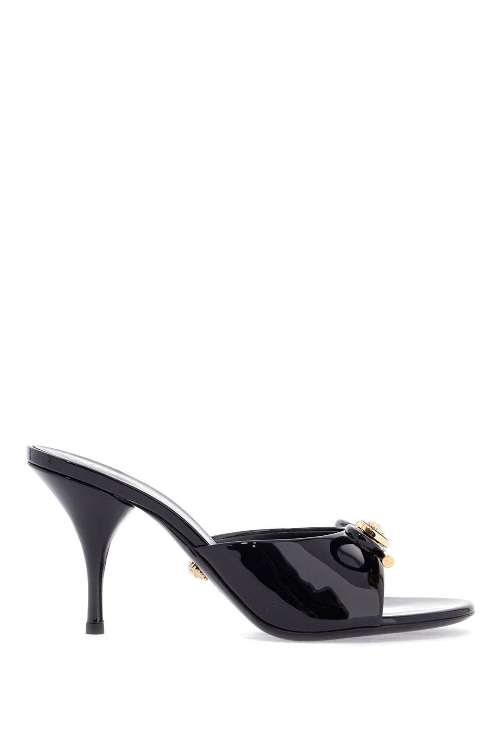 Versace Opera Bow Patent Leather Mules