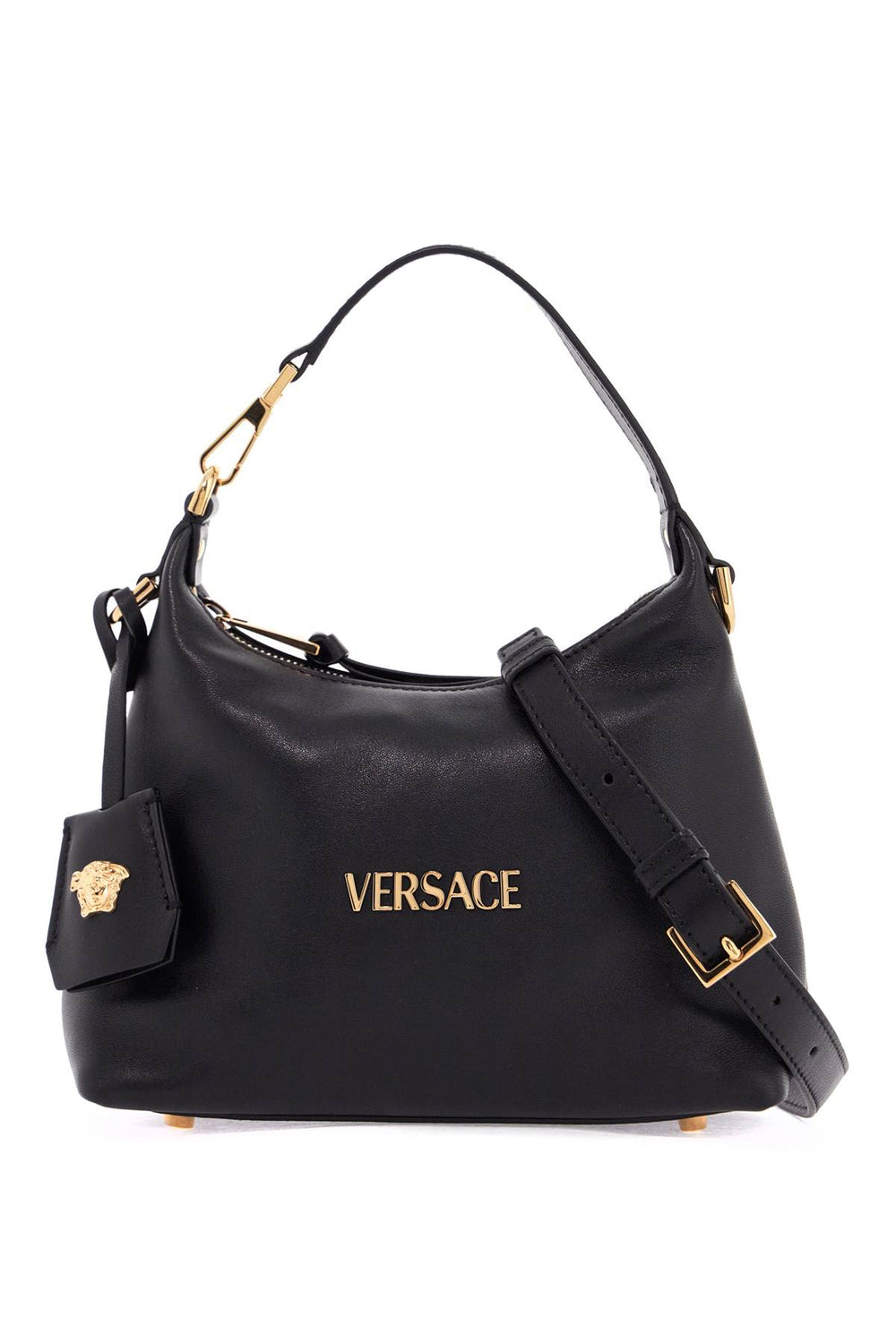 Versace Tag Hobo Handbag